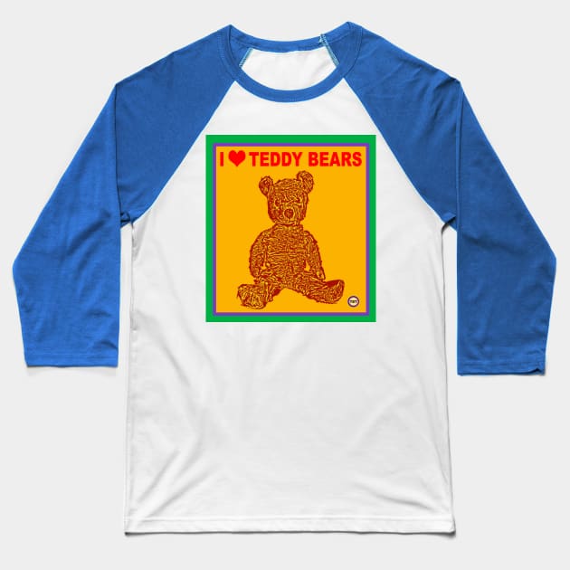 Teddy Bear Baseball T-Shirt by TBT-TSHIRTS